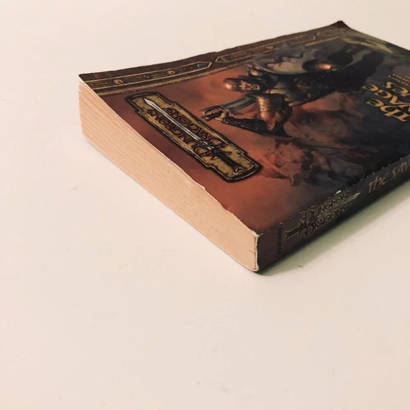 2002 The Savage Caves Dungeons Dragons Novel T H  Lain Print Wizards of Coast - Picture 4 of 16